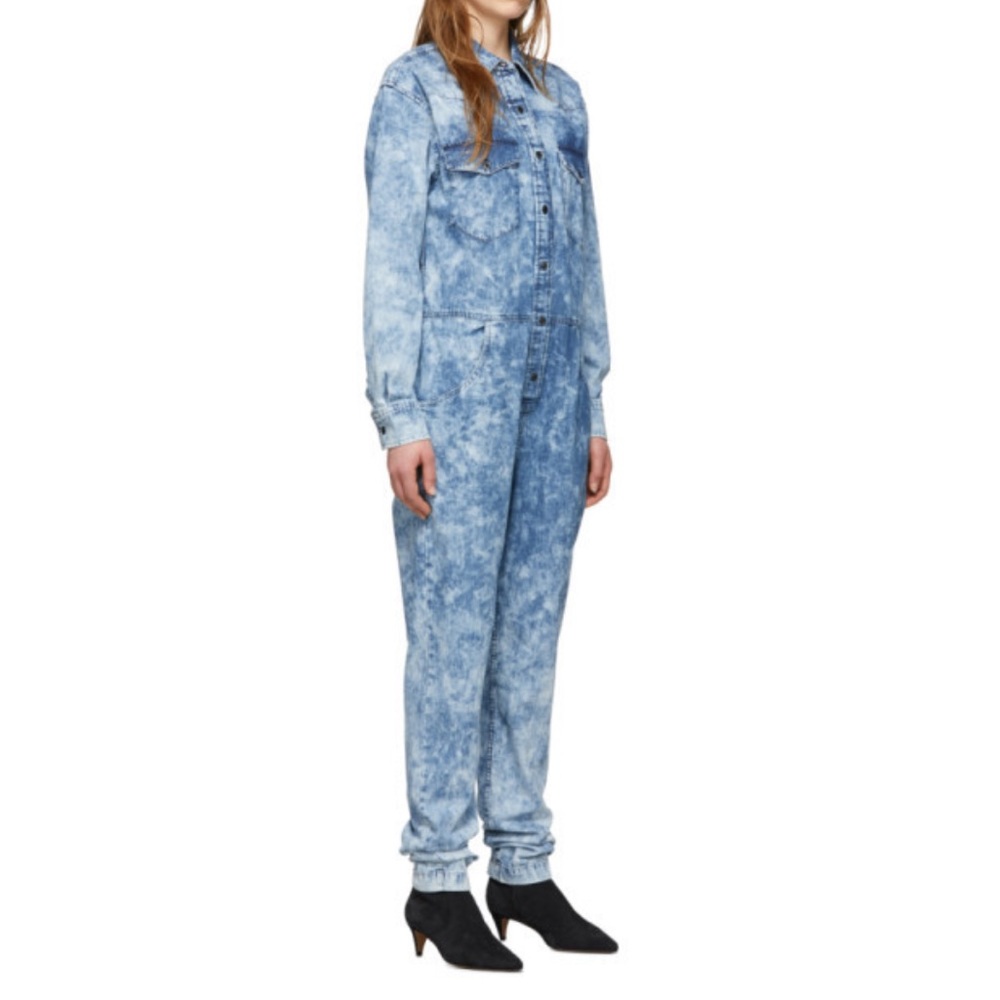 Isabel Marant Etoile Idesia Denim Jumpsuit - Picture 4 of 8